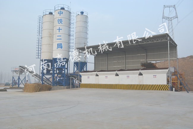 WCB穩定土拌合站在工程建設中的用途